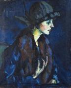 konrad magi Portrait of a woman oil painting reproduction